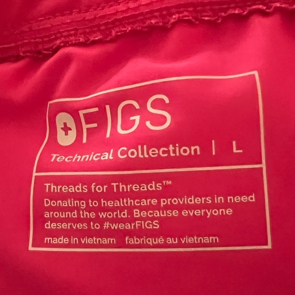 FIGS Scrub Set Top:Short Sleeve Size XL Pants:Elastic Waistband & Ankles Size L - Picture 14 of 15